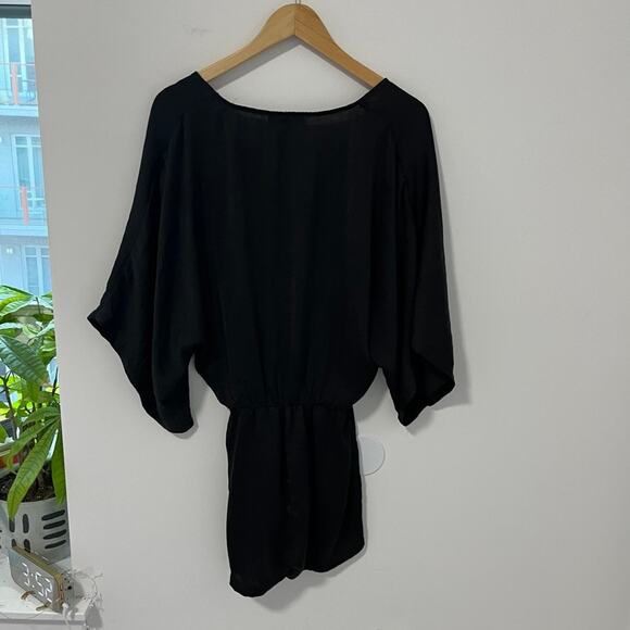 Lulus Ain’t It Grand Black Romper Size Small - Picture 6 of 8